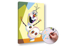 Pittura per numeri FROZEN OLAF – sul telaio