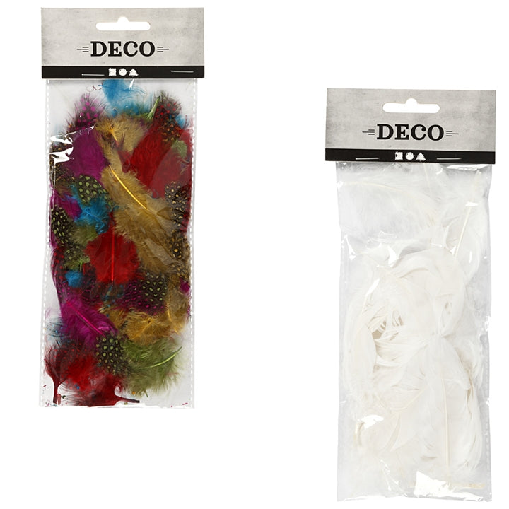 Piume decorative 3 g | scegli il colore