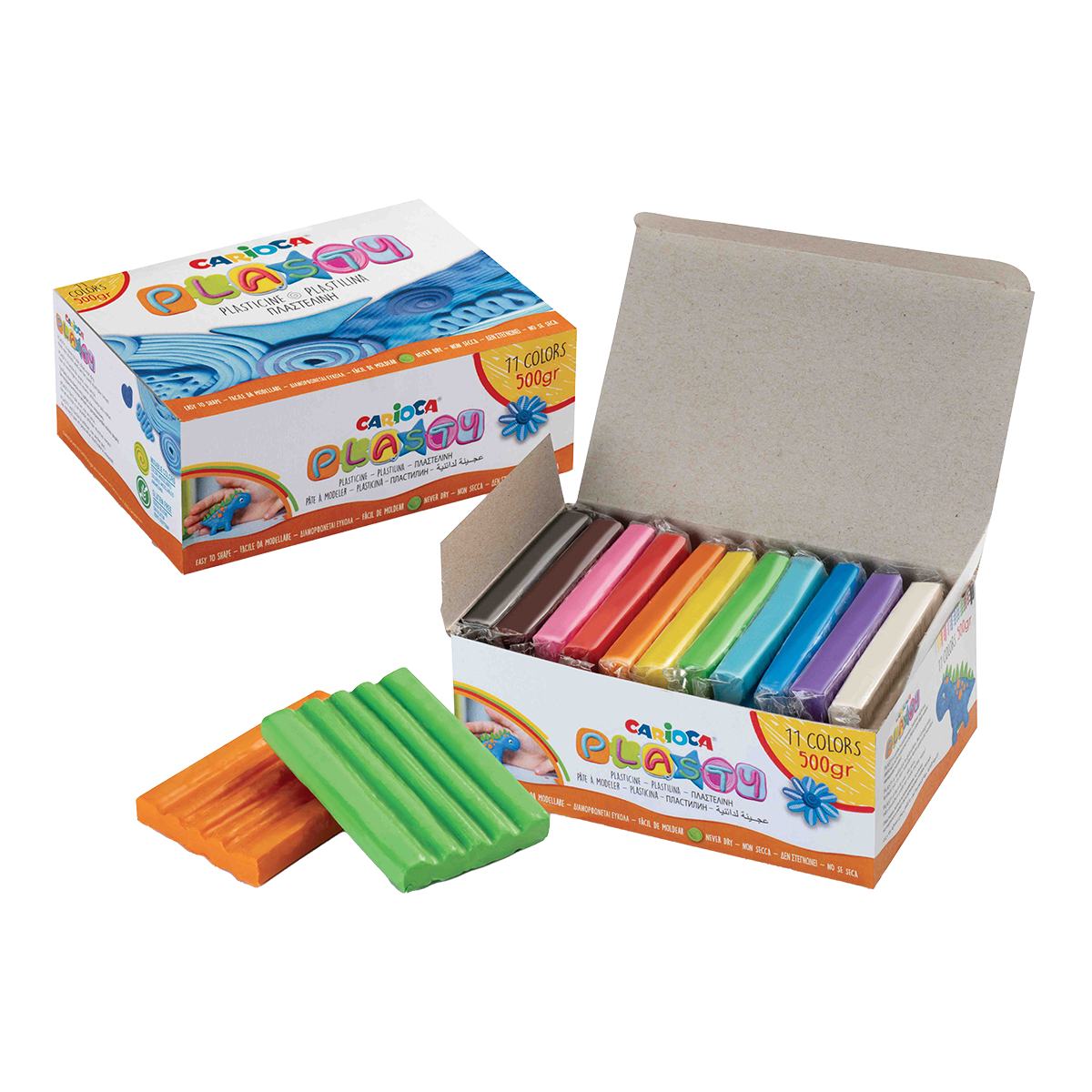 Plastilina Carioca, mix di colori