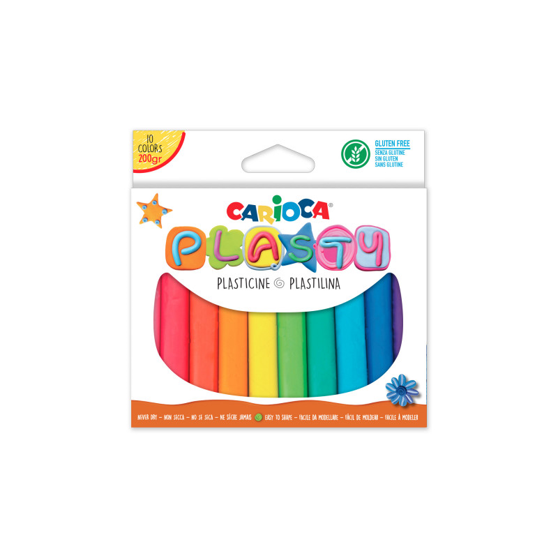 Plastilina Carioca, mix di colori