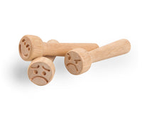 Plastilina morbida naturale Jovi My First 4 x 38 g + 3 timbri in legno Emotions