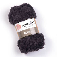 Filato per maglieria YarnArt Mink 50 g – 336 nero