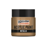 Colore acrilico effetto metallico - 50 ml | colori diversi – Bronzo