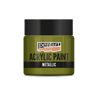 Colore acrilico effetto metallico - 50 ml | colori diversi – Tocco dorato