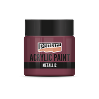 Colore acrilico effetto metallico - 50 ml | colori diversi – Viola dorato