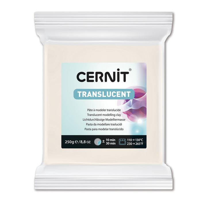Polimero CERNIT TRANSLUCENT 250 g | diverse tonalità