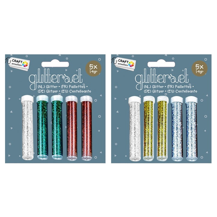 Polveri lucenti Craft Sensations 5 x 5 gr | colori diversi