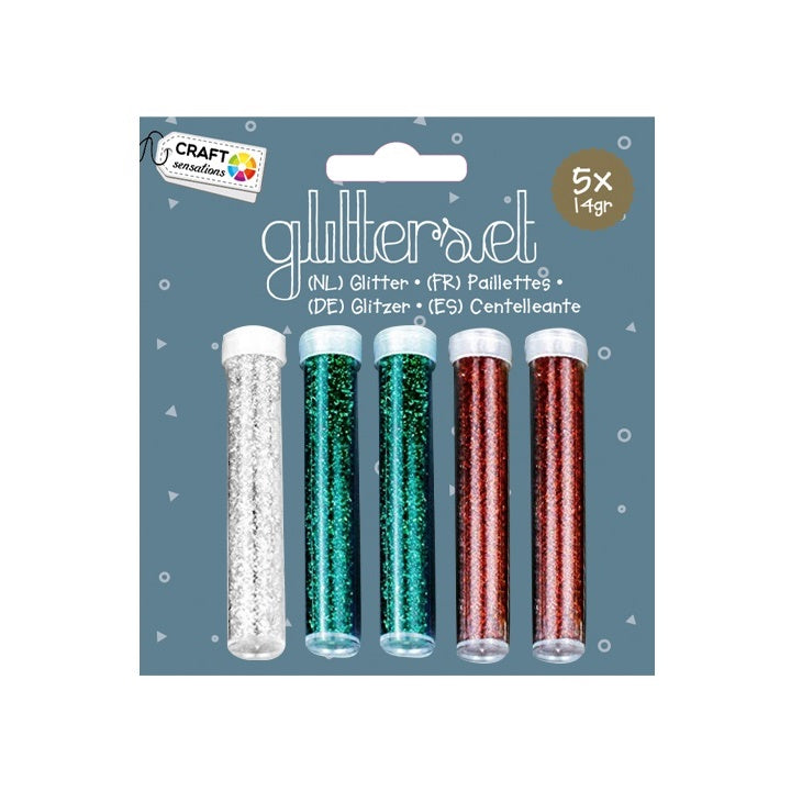 Polveri lucenti Craft Sensations 5 x 5 gr | colori diversi