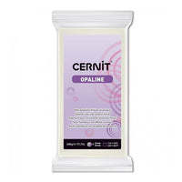 CERNIT Argilla polimerica opalina 500 g | Varie tonalità - Bianco