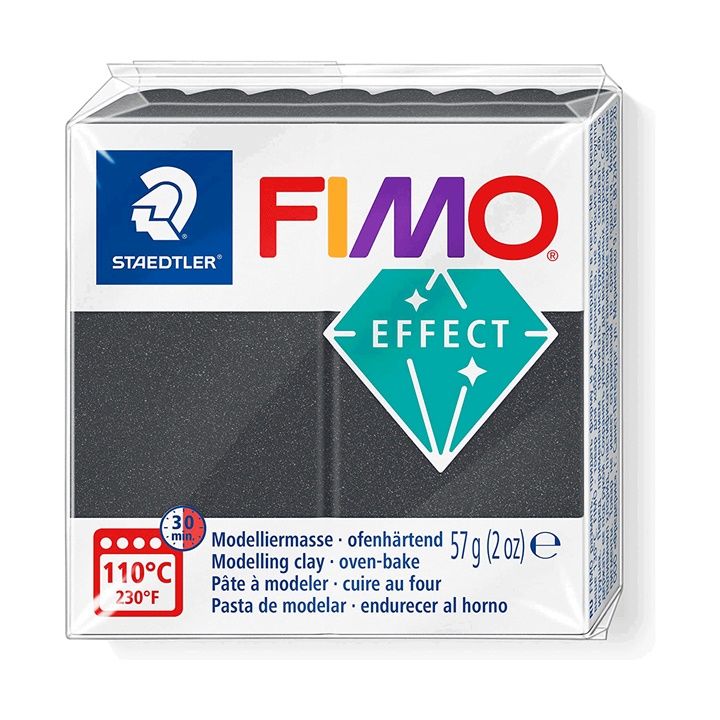 Argilla polimerica FIMO Effect 57g – Grigio metallizzato