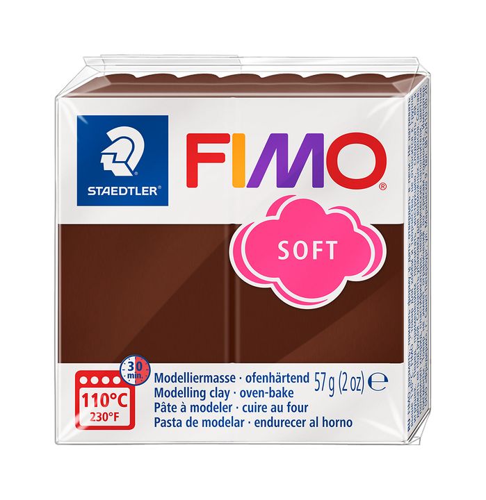 FIMO Argilla polimerica morbida 57g – Cioccolato