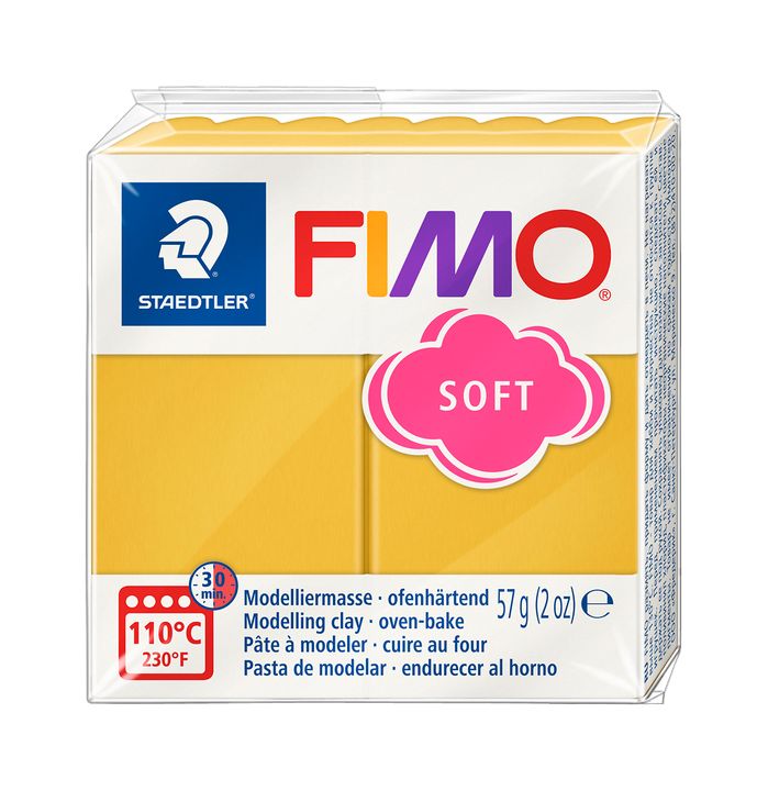 FIMO Argilla polimerica morbida 57g – Caramello al mango