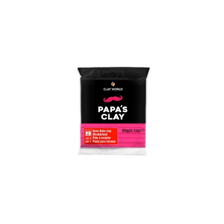 Papa's Clay Argilla polimerica 60g – Fucsia