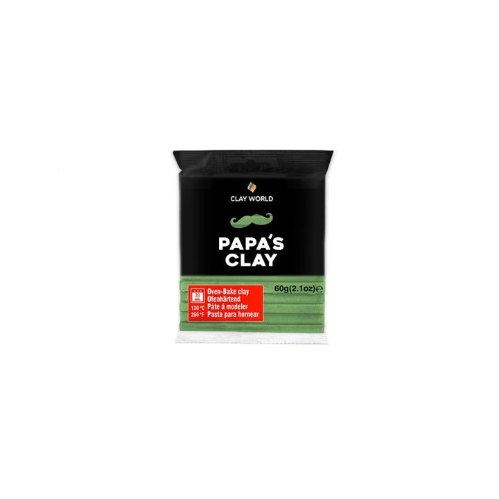 Papa's Clay Argilla polimerica 60g – Olivo