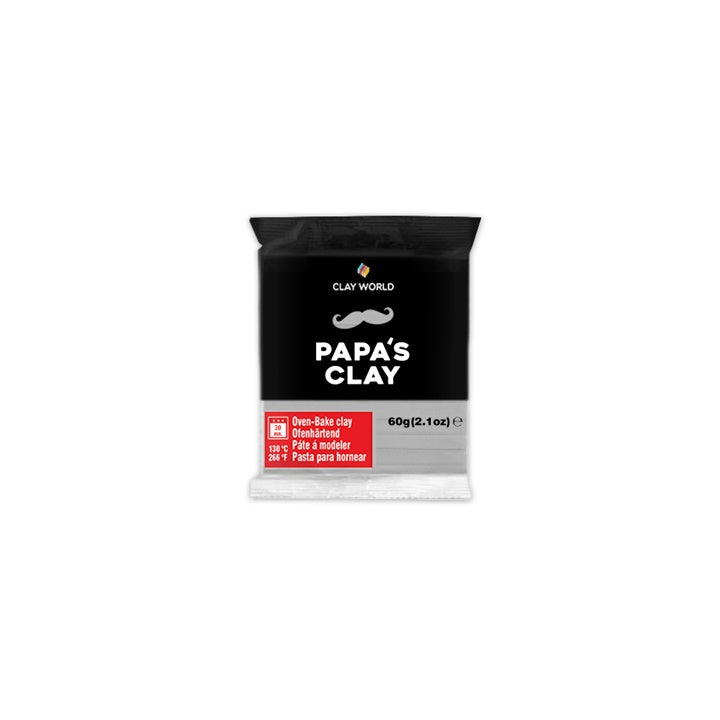 Papa's Clay Argilla polimerica 60g – grigio chiaro