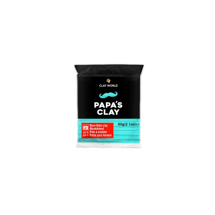 Papa's Clay Argilla polimerica 60g – Turchese