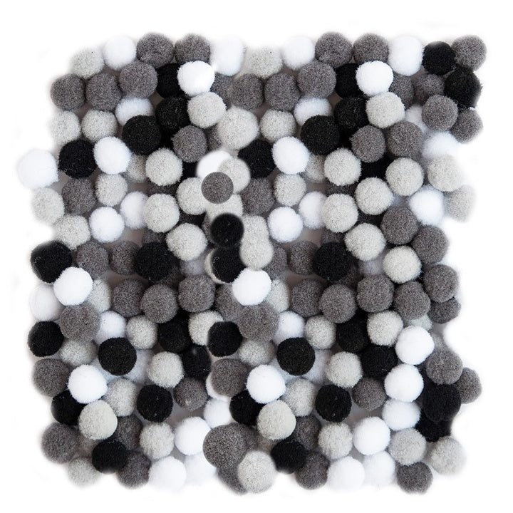Pom Pom in acrilico, 1 cm - 120 pezzi | Vari colori | Vari colori