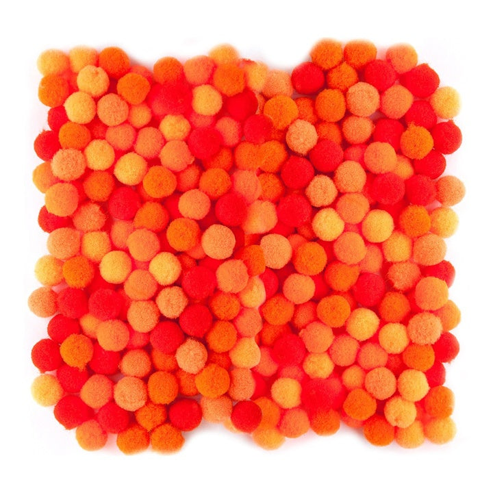 Pom Pom in acrilico, 1 cm - 120 pezzi | Vari colori | Vari colori