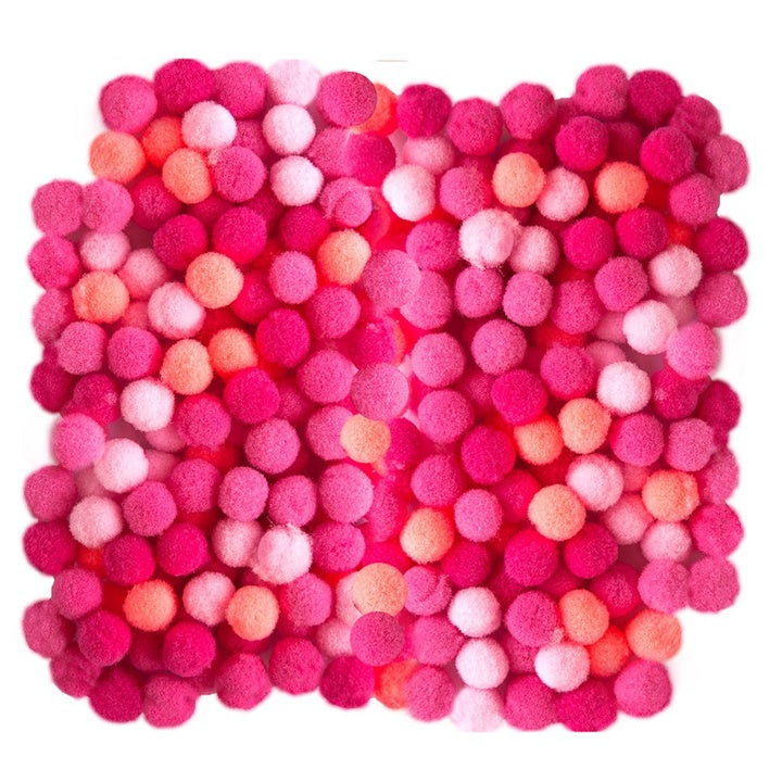 Pom Pom in acrilico, 1 cm - 120 pezzi | Vari colori | Vari colori