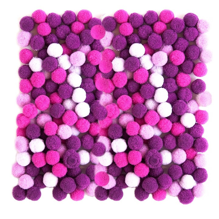 Pom Pom in acrilico, 1 cm - 120 pezzi | Vari colori | Vari colori