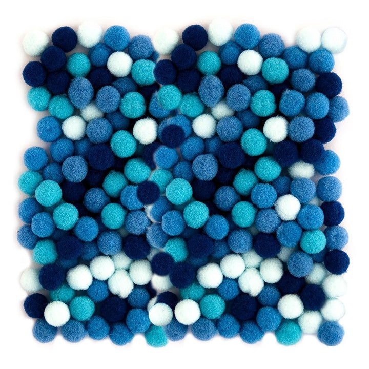 Pom Pom in acrilico, 1 cm - 120 pezzi | Vari colori | Vari colori