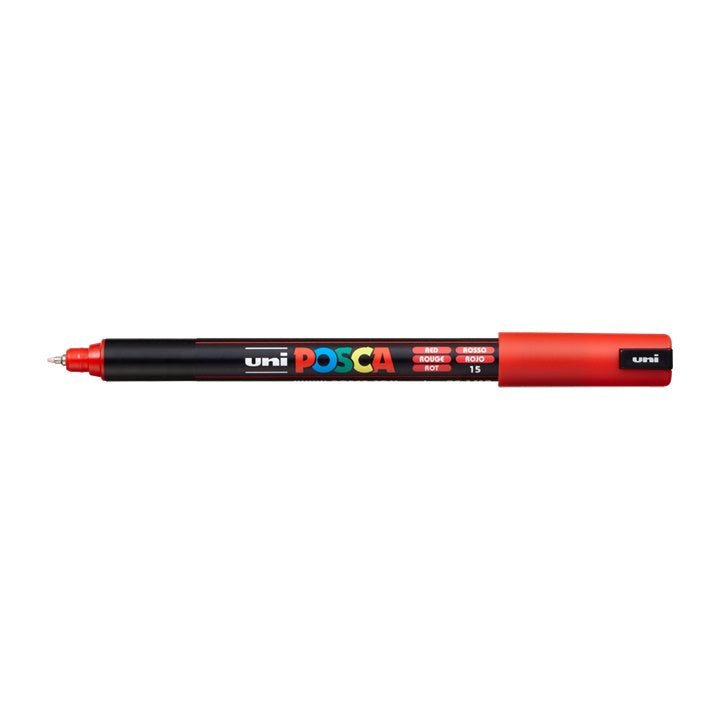 Marcatore UNI POSCA PC-1MR 0.7 MM – rosso (15)