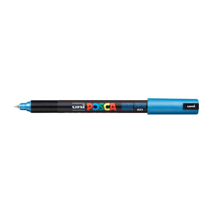 Marcatore UNI POSCA PC-1MR 0.7 MM – blu metallizzato (M33)