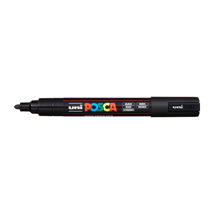 Marcatore UNI POSCA PC-5M 1.8 - 2.5 MM – Nero (24)