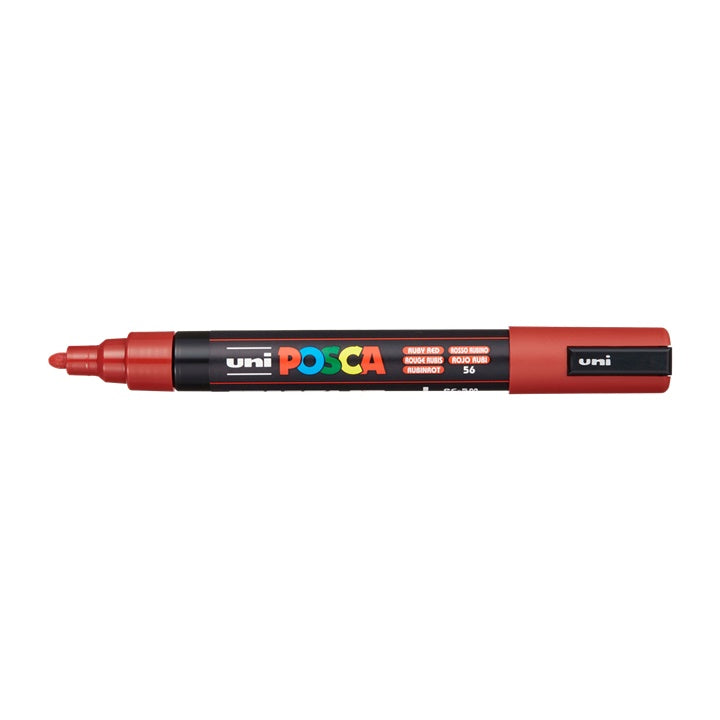 Marcatore UNI POSCA PC-5M 1.8 - 2.5 MM – rubino (56)