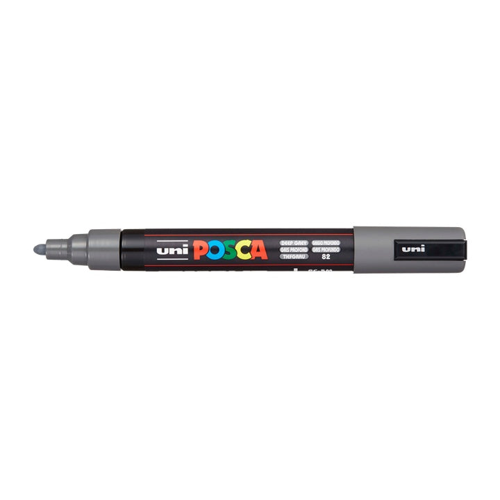 Marcatore UNI POSCA PC-5M 1.8 - 2.5 MM – grigio scuro (82)