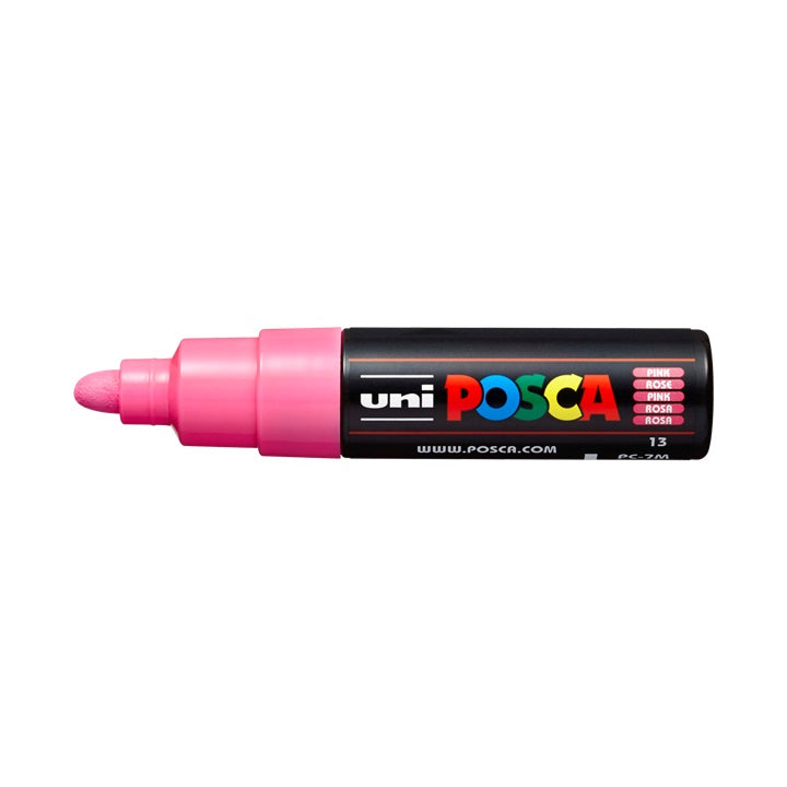Marcatore UNI POSCA PC-7M 4.5 - 5.5 MM – rosa (13)