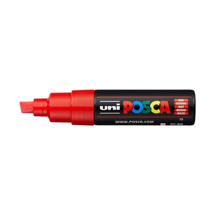 Marcatore UNI POSCA PC-8K 8 MM – rosso (15)