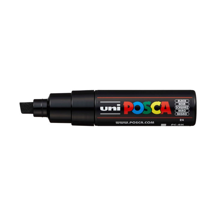 Marcatore UNI POSCA PC-8K 8 MM – Nero (24)
