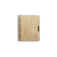 Portabiglietti da visita in legno, 11 x 2,5 cm – doppio, 15,5