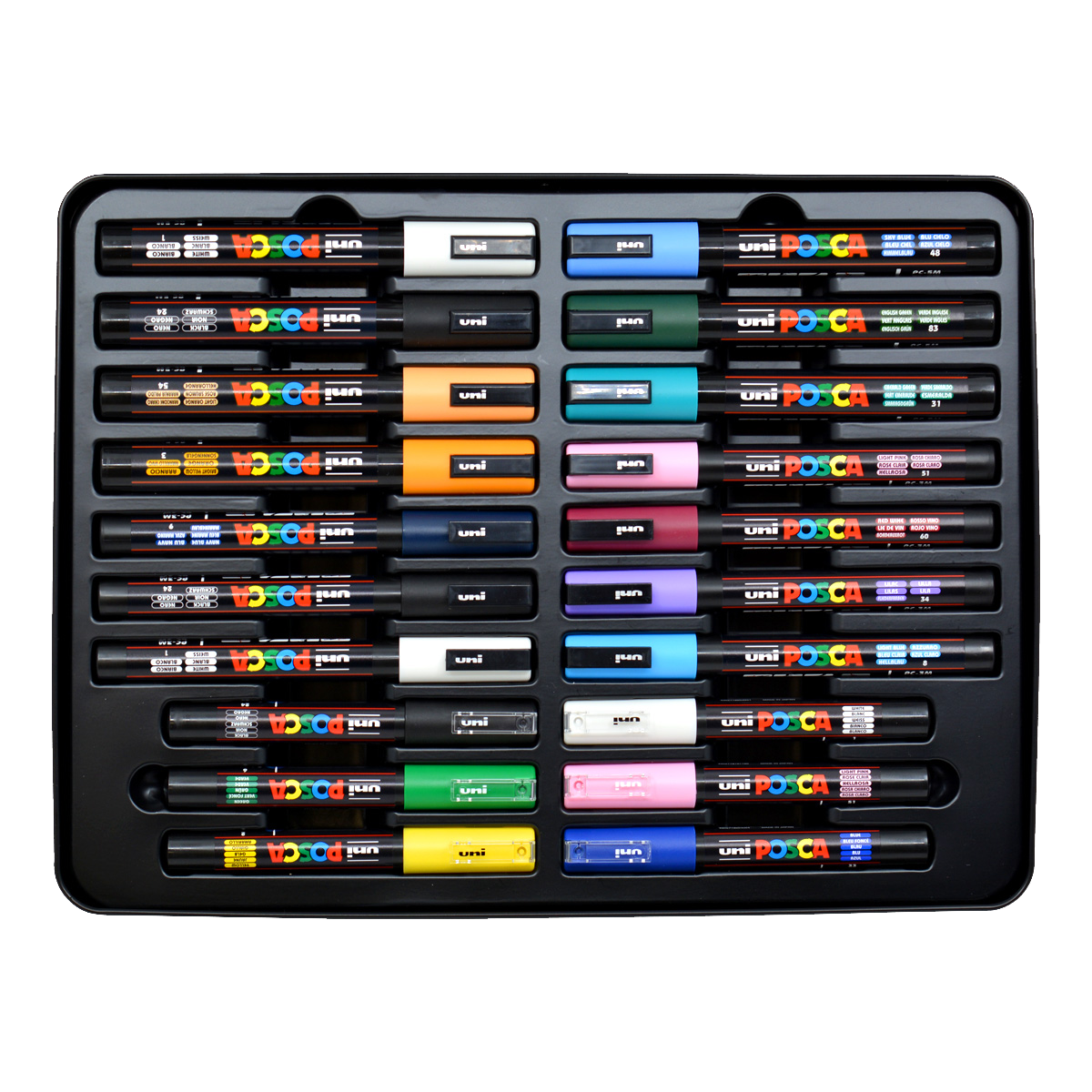 Posca set di pennarelli GRAFFITI, colori assortiti - 20 pz
