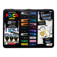 Posca set di pennarelli GRAFFITI, colori assortiti - 20 pz