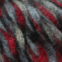 Filato per maglieria La Mia Big Bang 50 g – rosso-griggio