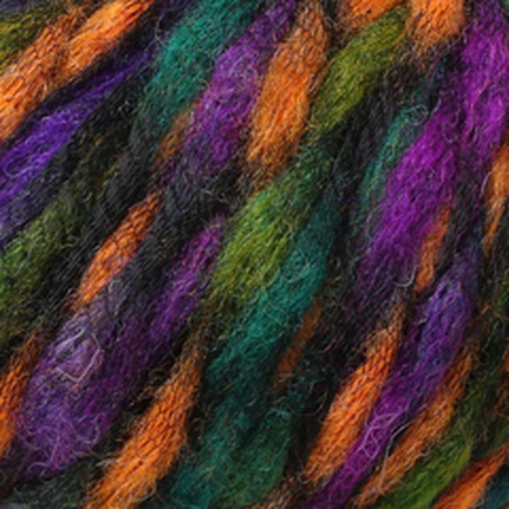 Filato per maglieria La Mia Big Bang 50 g – viola-verde