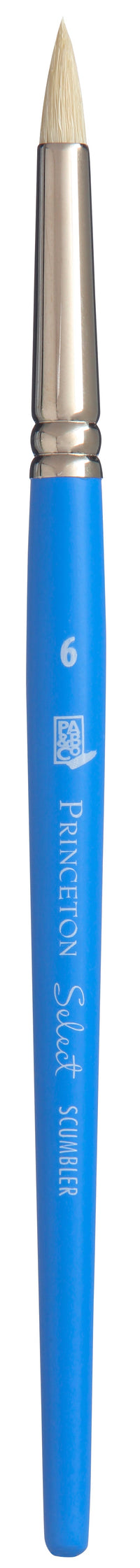 Pennello multiuso PRINCETON Select Round Scumbler con setole naturali di maiale – 6
