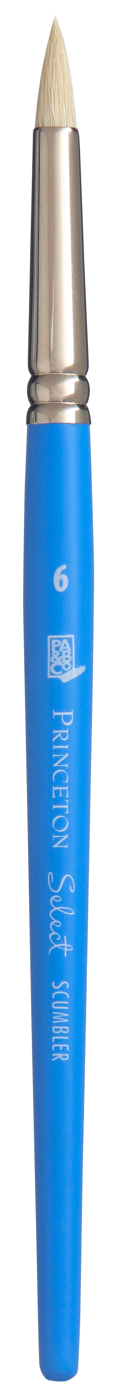 Pennello multiuso PRINCETON Select Round Scumbler con setole naturali di maiale – 6