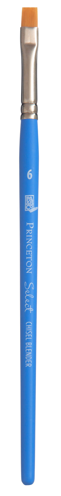 Pennello artistico piatto PRINCETON Select Chisel Blender a manico corto – 6