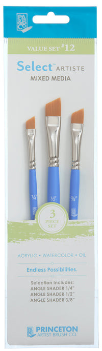 Set di pennelli angolari universali PRINCETON Select – 3 pz