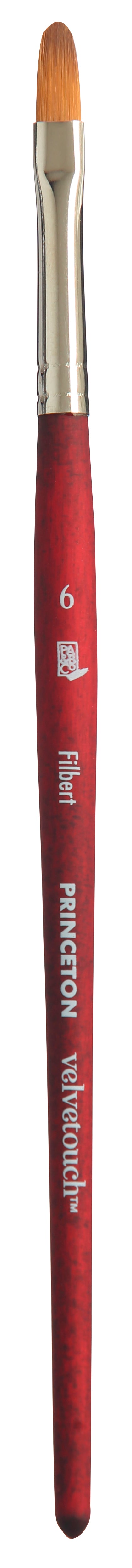 Pennello universale PRINCETON Velvetouch Filbert a manico corto – 6
