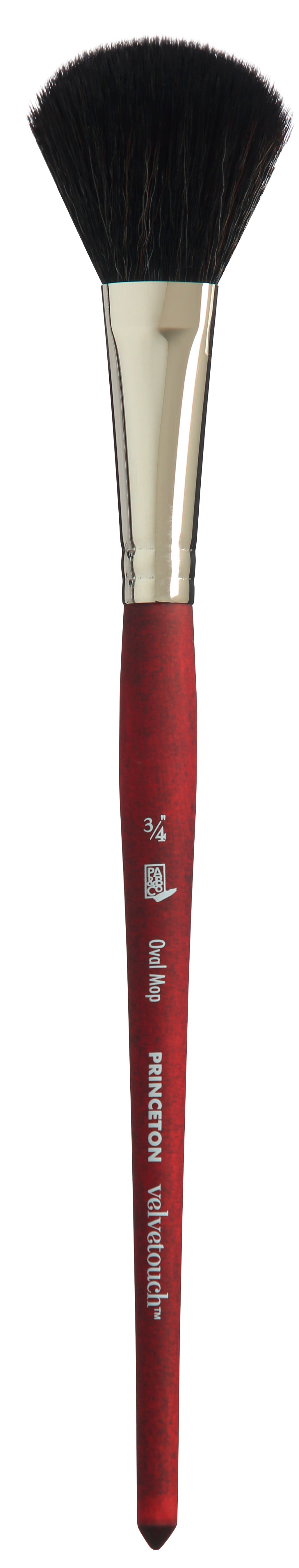 Pennello universale PRINCETON Velvetouch Oval Mop con manico corto
