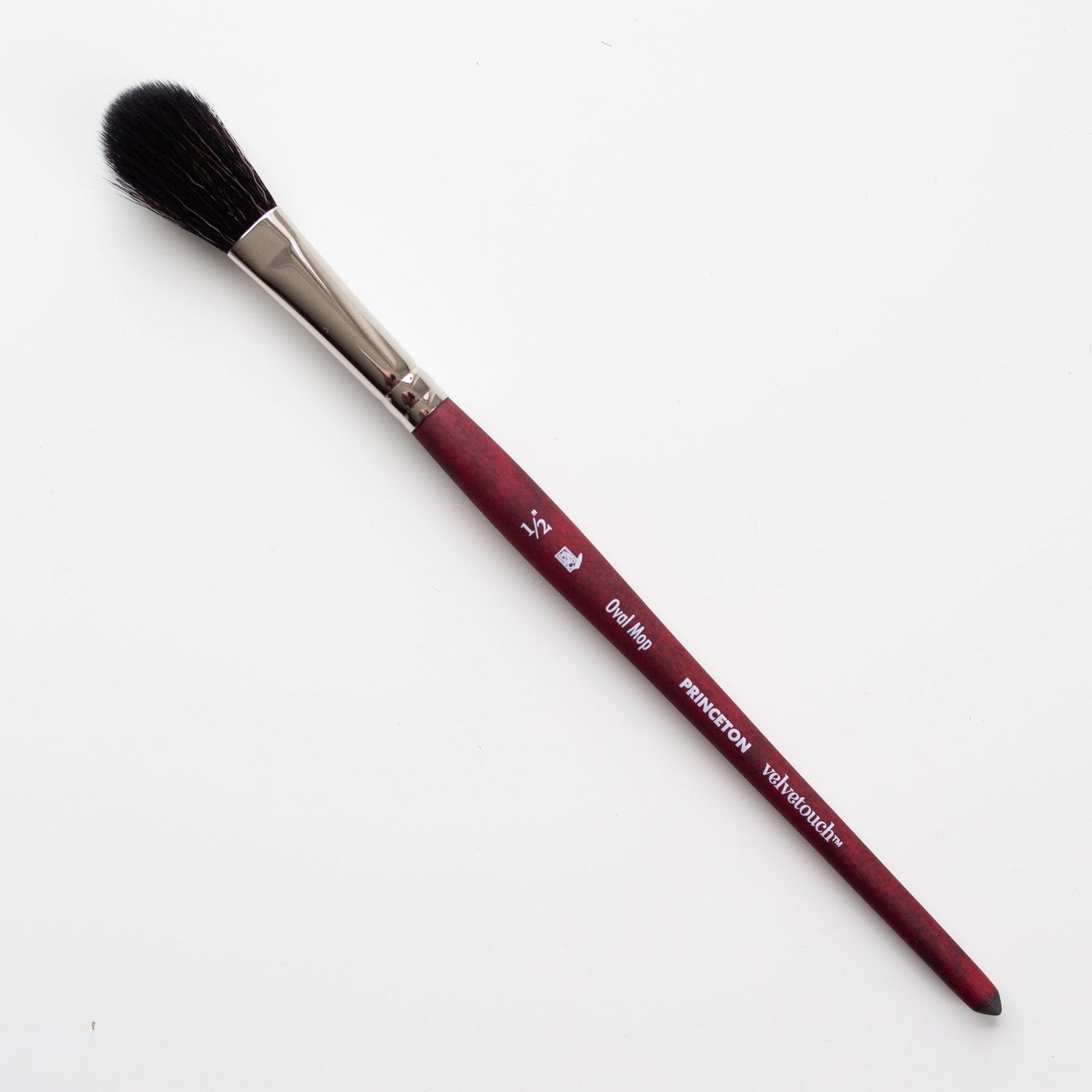Pennello universale PRINCETON Velvetouch Oval Mop con manico corto