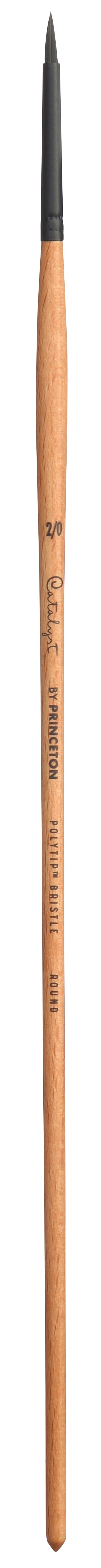 Pennello tondo PRINCETON Catalyst Polytip a manico lungo – 2/0