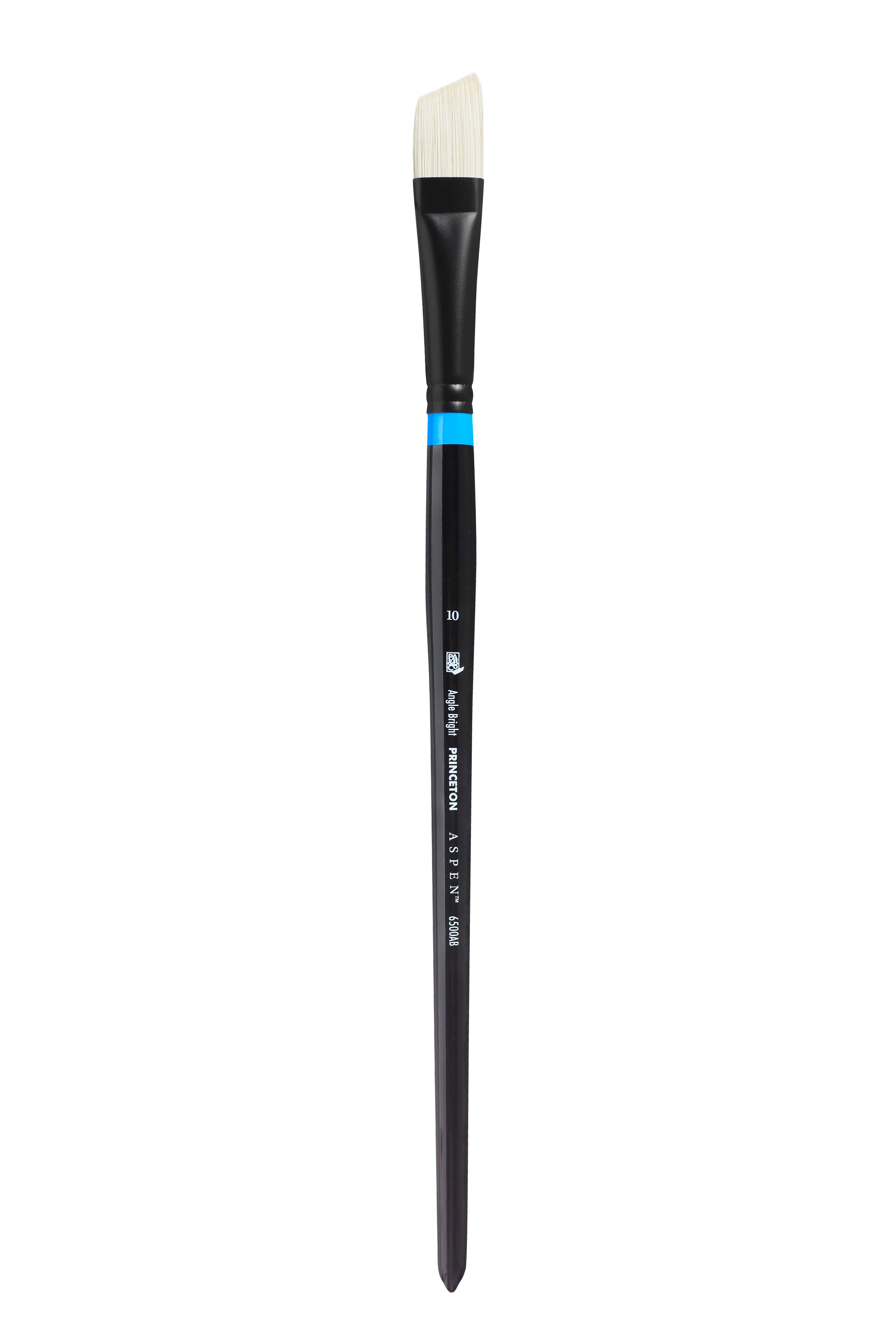 Pennello artistico angolare PRINCETON Aspen Angle Bright a manico lungo – 10