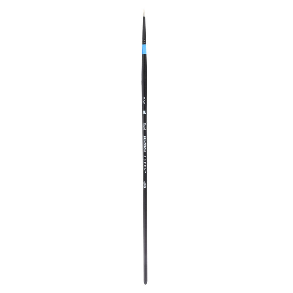 Pennello tondo PRINCETON Aspen con setole sintetiche e manico lungo – 2/0