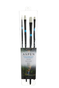 PRINCETON Aspen set di pennelli per acrilico e olio 4 pz