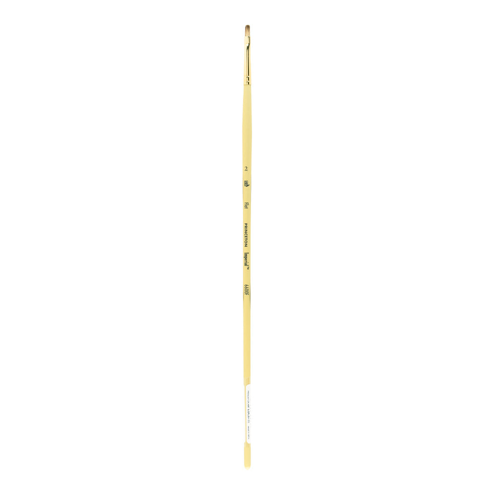 Pennello piatto PRINCETON Imperial Synthetic Mongoose manico lungo
